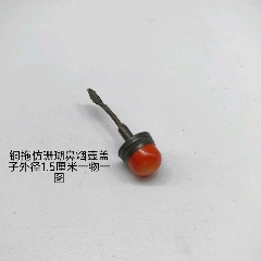 一物一圖銅拖鼻煙壺實用蓋子