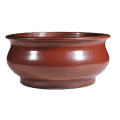 LOT25609 钧窑玫瑰紫釉如意三足鼓钉洗__【7788红宝书】