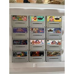 sfc游戲卡12張（不包好壞、不包快遞損壞、沒有售后，能接受再拍）