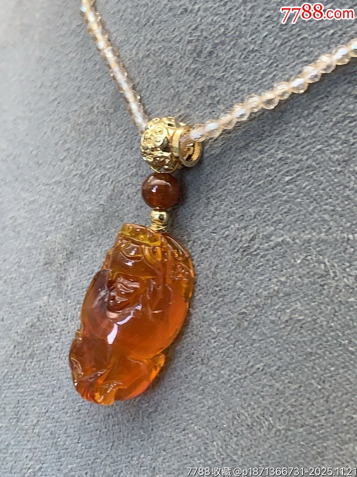 純天然琥珀貔貅掛件_價(jià)格60元_第2張_