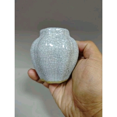 哥釉小瓜型罐(zc43142792)