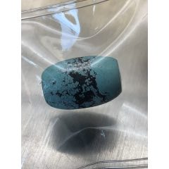 純天然高瓷綠松石桶珠