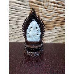 白玉觀音小擺件