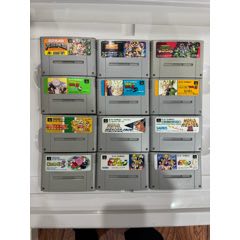 SFC游戲卡12張（不包好壞、不包快遞損壞、沒有售后、能接受再拍）