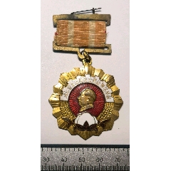 名章，原綬帶毛頭：湖北大冶農業勞動模范獎章(zc43199644)