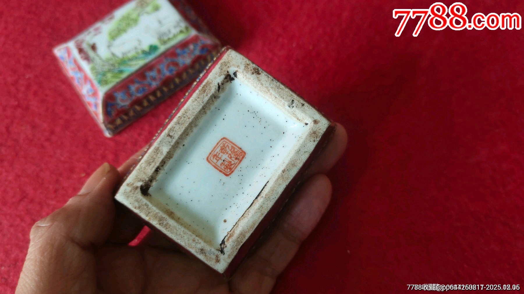 三羊開泰粉彩胭脂蓋盒_價格861元_第23張_