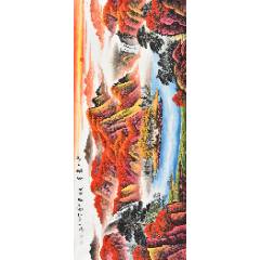 國(guó)際經(jīng)典書(shū)畫(huà)院客座教授、知名藝術(shù)家傅老師作品《旭日東升》