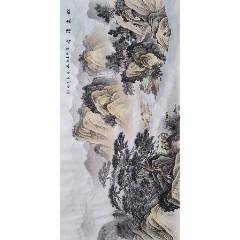 【授权拍卖】潜力股画家游尘（王成政）作品：松泉清音