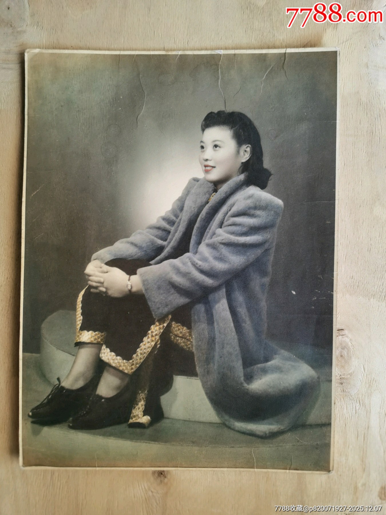 民國(guó)至50年代初宋瓊枝及其丈夫大照片7張，29.5x23cm_價(jià)格1000元_第4張_