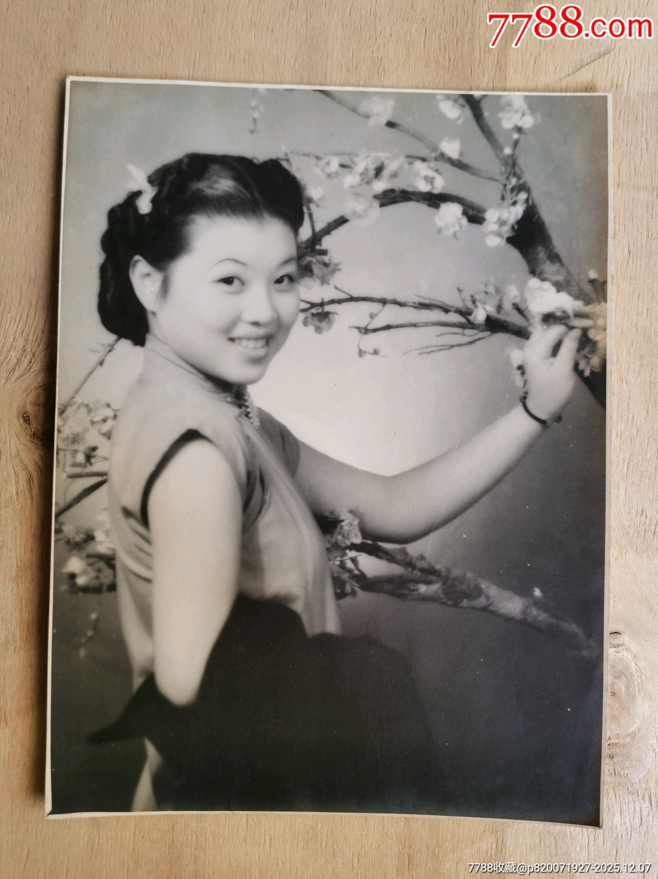 民國(guó)至50年代初宋瓊枝及其丈夫大照片7張，29.5x23cm_價(jià)格1000元_第7張_