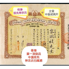 中國神農氏中西藥行有限公司股票_股票/集資券