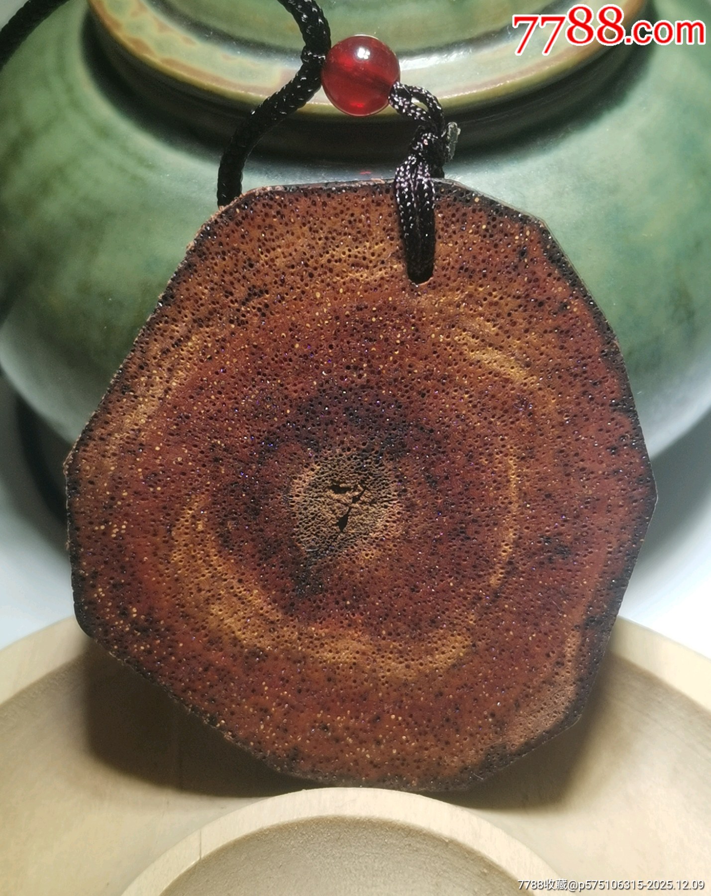 缅甸小叶东枝料天然藤类降真香稀少胭脂红金丝玉化糖结晶精品千年老料原木虫漏切片吊坠-价格:78元-au43246306-吊坠/项链 -加价 ...