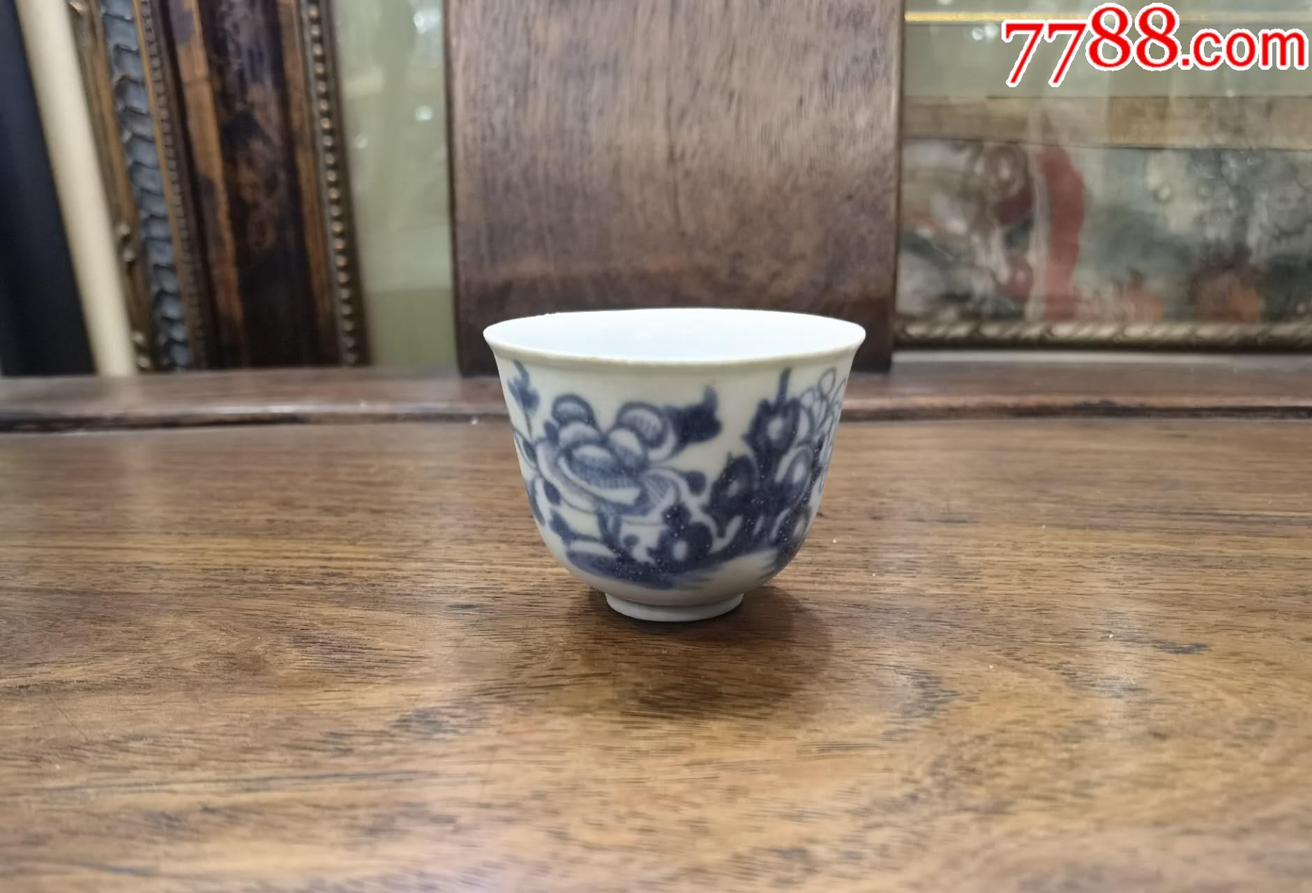 明青花花卉酒杯_價(jià)格595元_第2張_