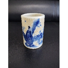 光緒哥釉青花筆筒(zc43261547)