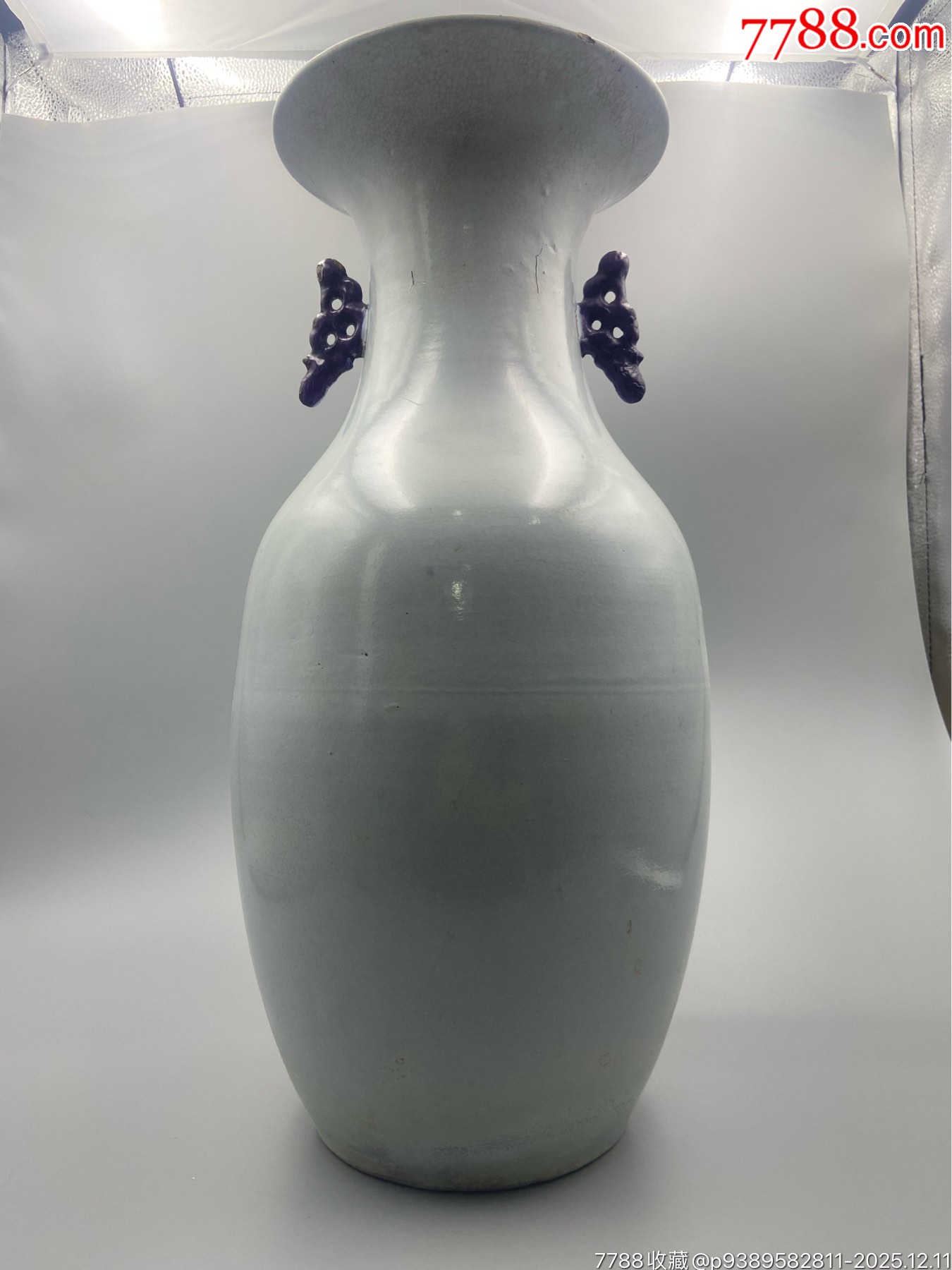 歐洲回流，晚清民國(guó)博古青花大瓶。畫工精細(xì)，絕對(duì)算是同類題材中的佼佼者了_價(jià)格651元_第3張_