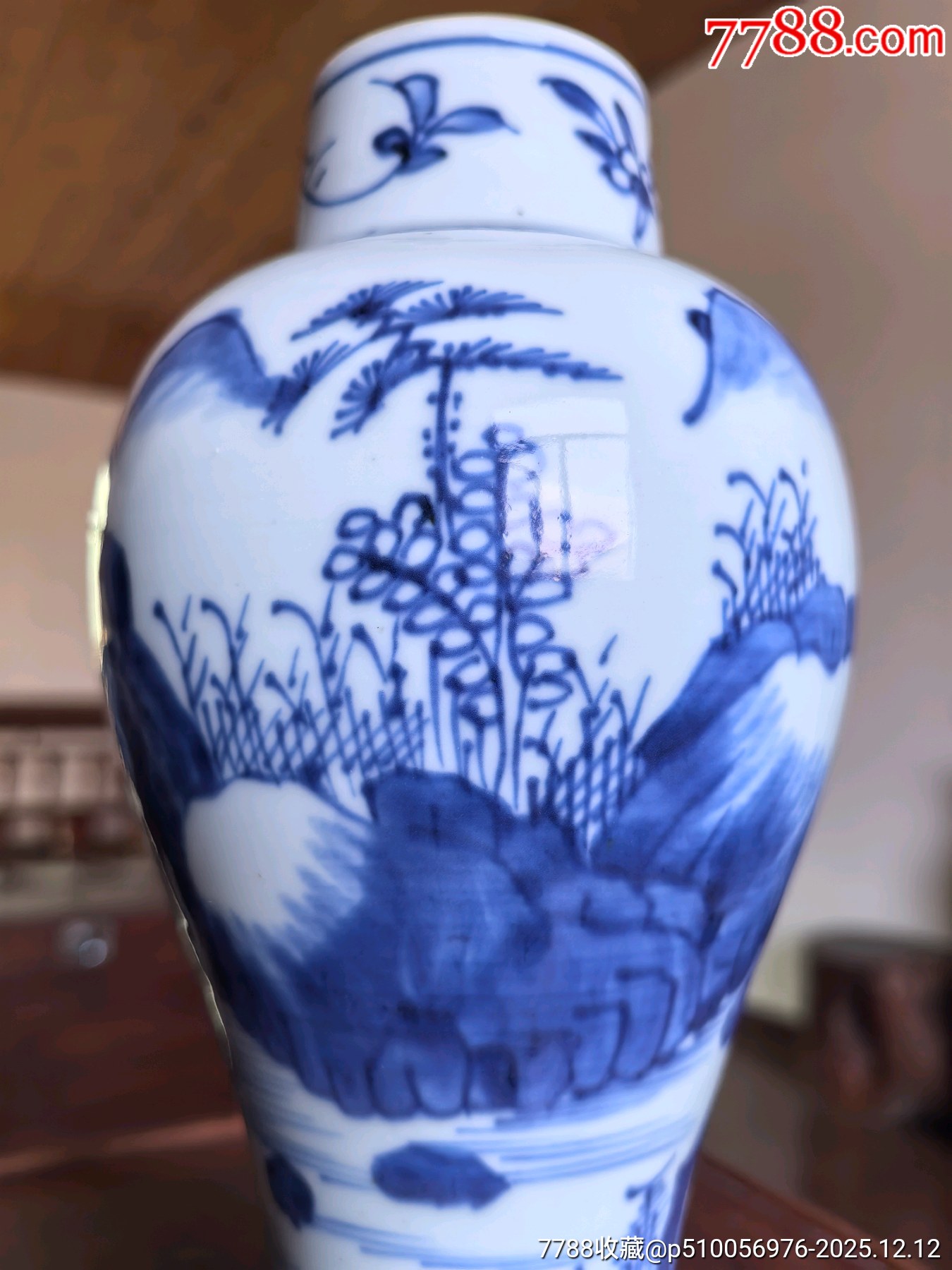 白底青花康熙罐_價(jià)格2600元_第7張_