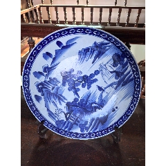 特大青花大盤(zc43273923)
