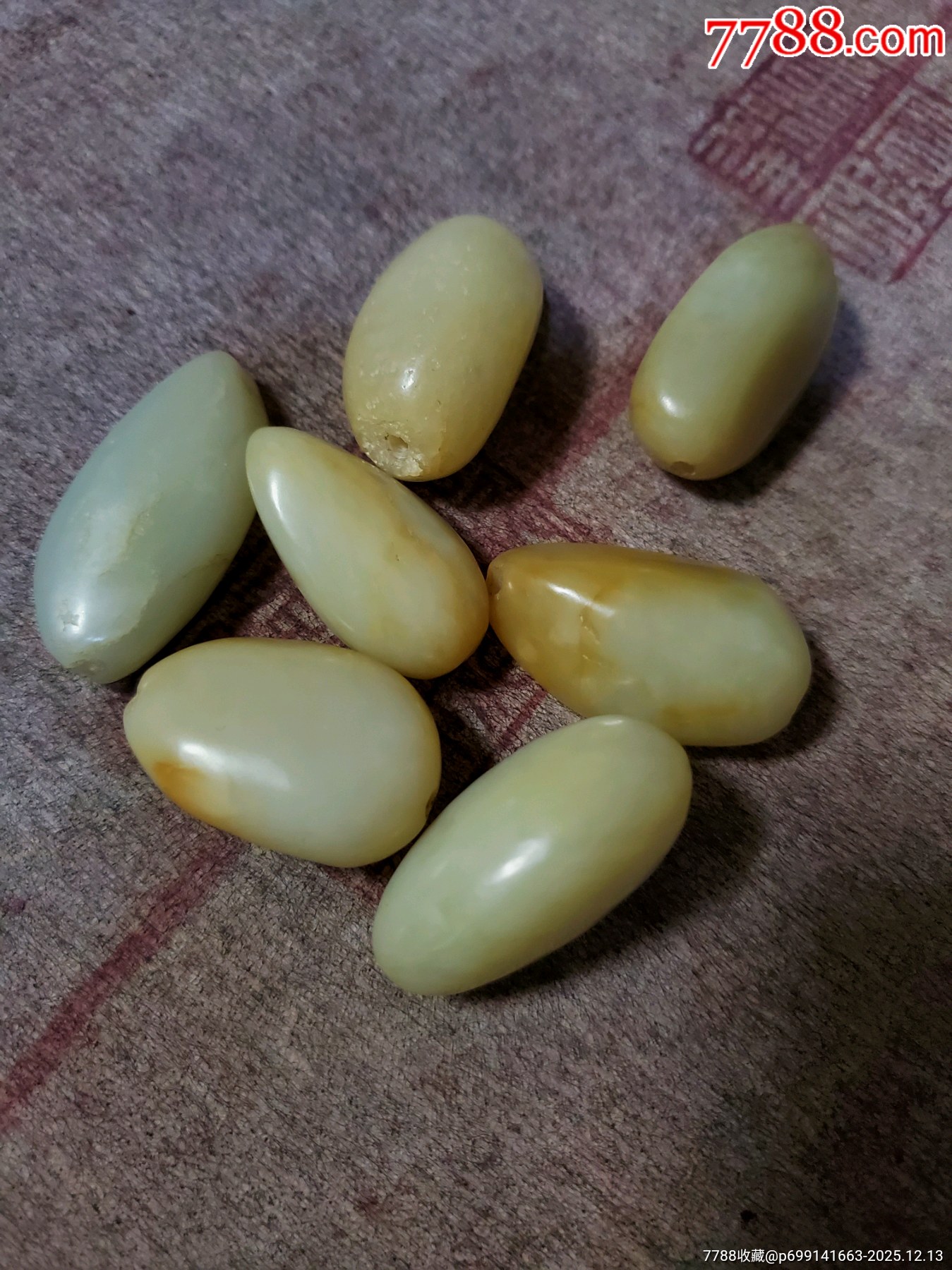 一串白玉籽料散了_價格160元_第3張_