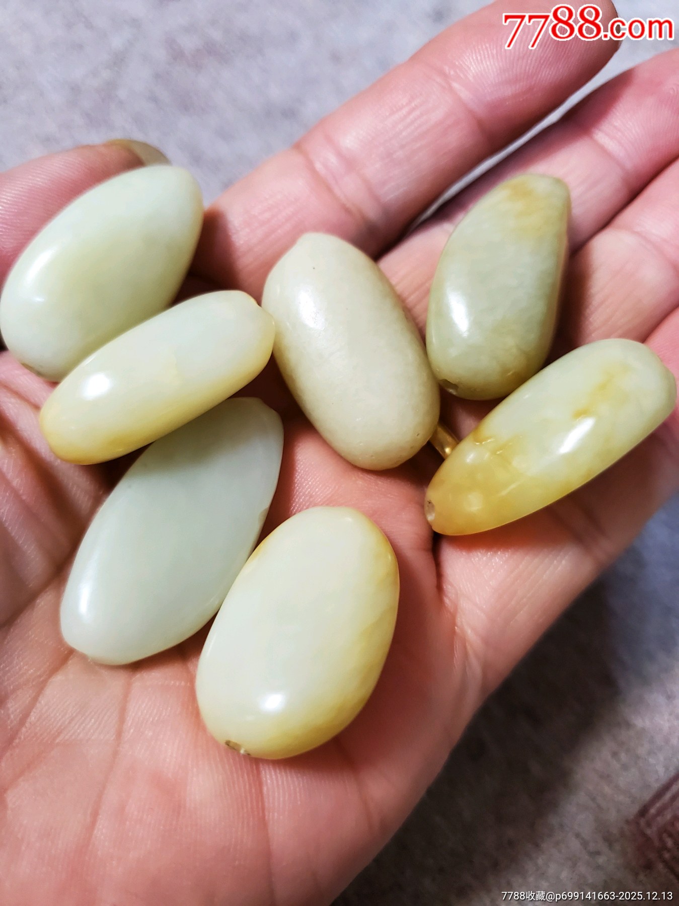 一串白玉籽料散了_價格160元_第6張_