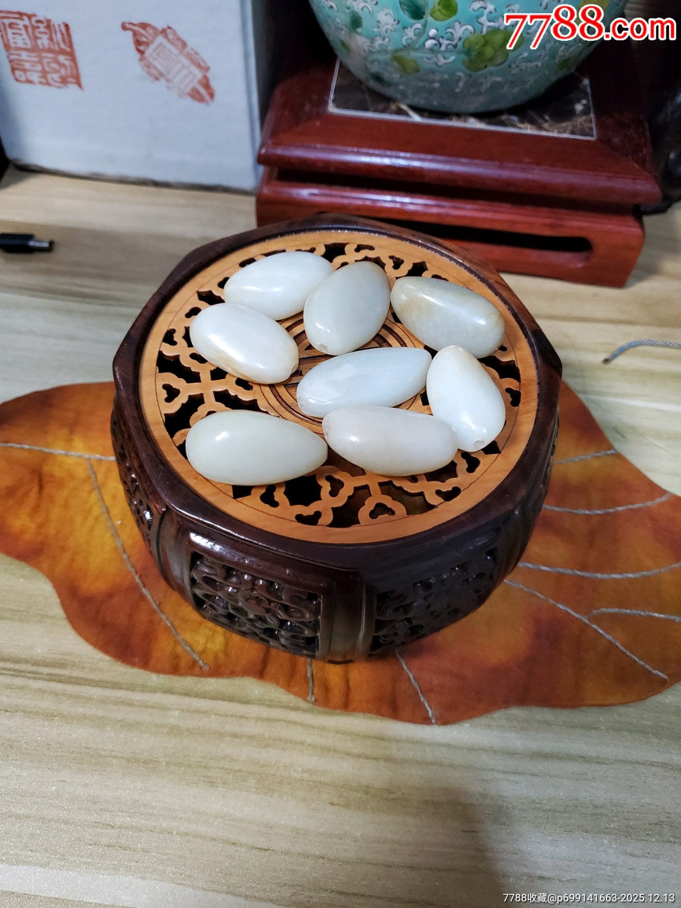 一串白玉籽料散了_價格160元_第8張_