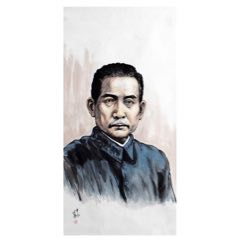 字畫(huà)人物何家英手繪精品四尺(zc43310763)