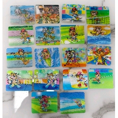 小虎隊(duì)彩笛卷運(yùn)動(dòng)變換卡18張合拍，出價(jià)代表認(rèn)可品相品類(lèi)，所見(jiàn)即所得實(shí)物拍攝(au43316868)