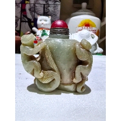 民國『粉彩人物故事鼻煙壺』伝来 中国古董品 賞物 置物擺件 高