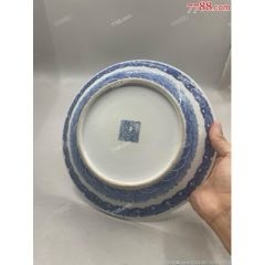 舊藏青花盤