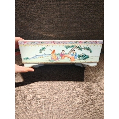 民国大名家三隆做高士对饮图水仙盆_彩绘瓷/彩瓷