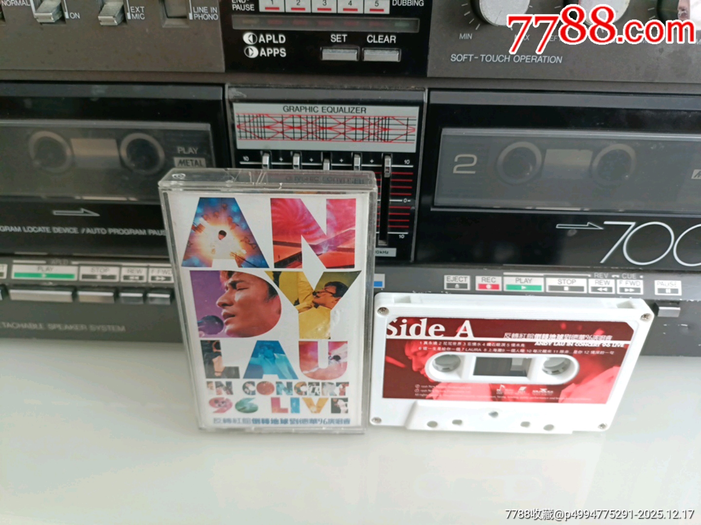 劉德華96演唱會＊版卡帶，歌詞完整，看簡介_價格529元_第1張_