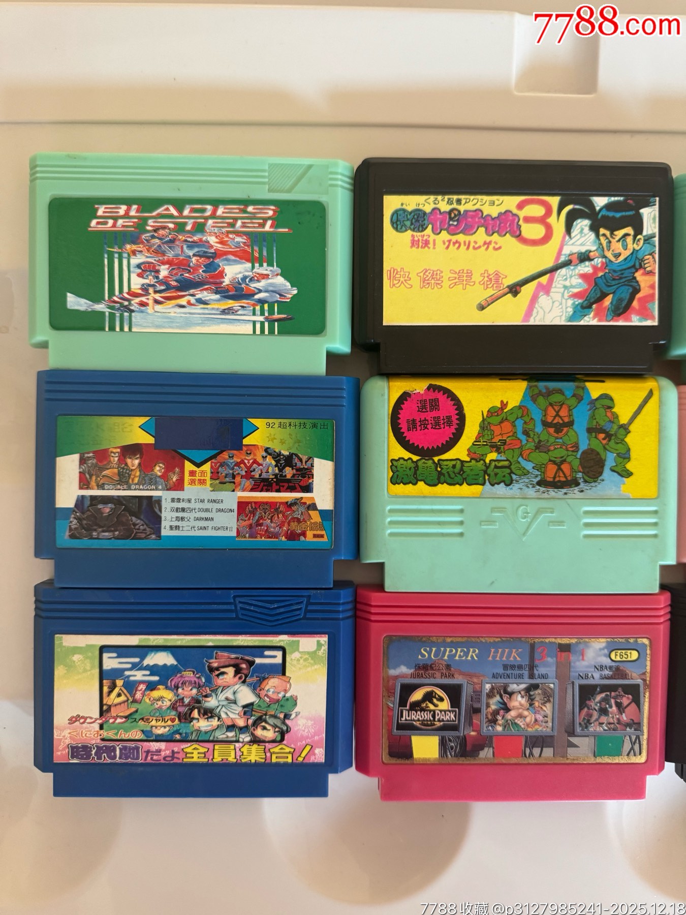 FC游戲卡九張（不包好壞、不包快遞損壞、沒有售后、能接受再拍）_價格203元_第2張_