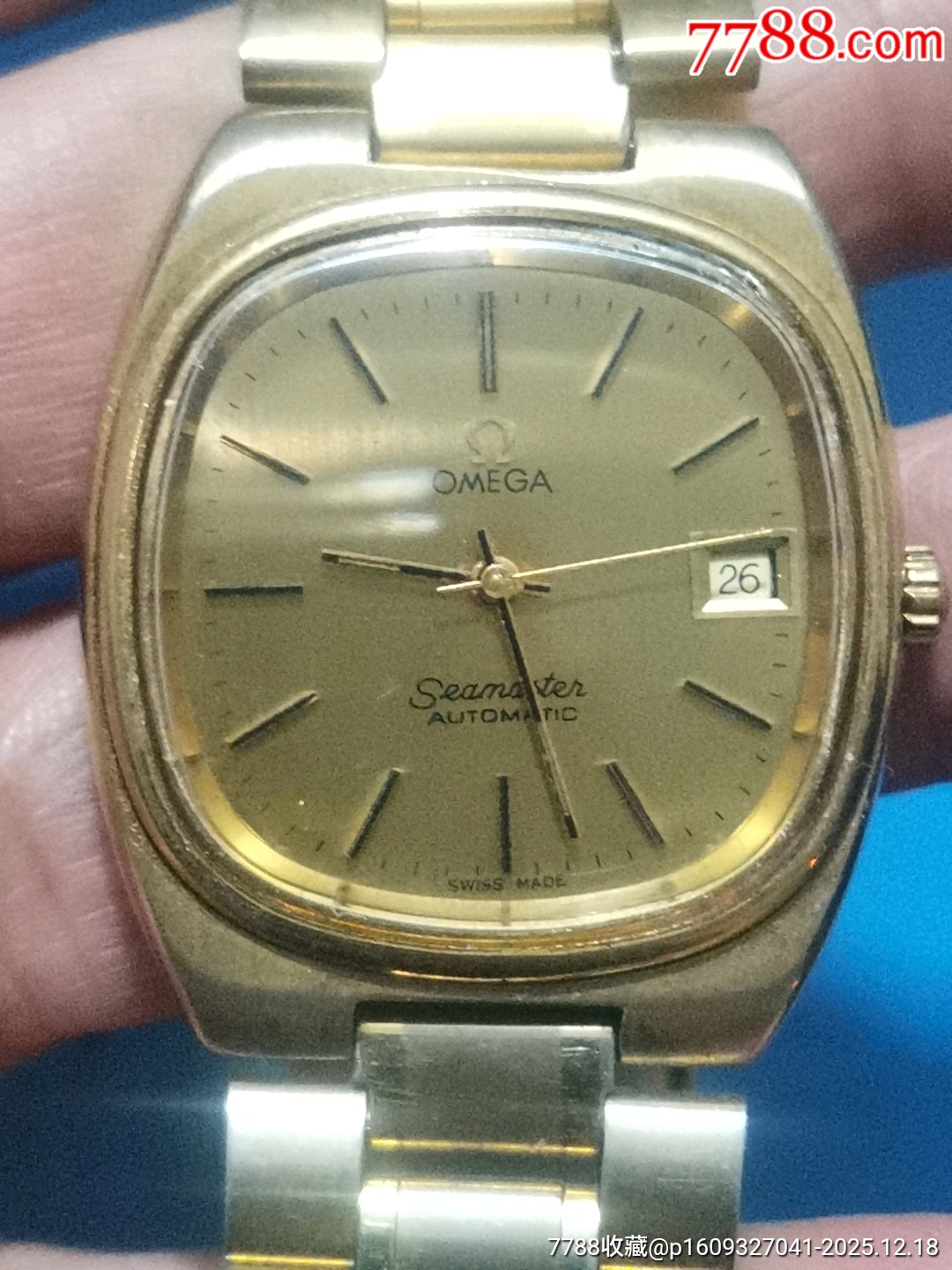 鍍金歐米茄自動機械手表_價格1654元_第1張_