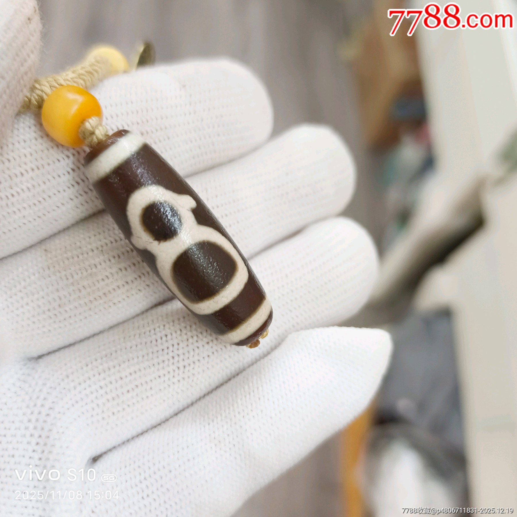 藏傳天珠財神天珠鎖骨鏈項鏈一條_價格32元_第5張_