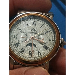 上海自動機械多功能月相手表