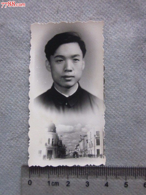 一张稀少1960年;帅哥艺术照;老照片!