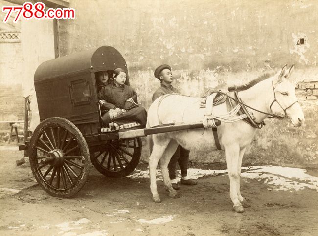 清末,民国存档翻拍照片--马车