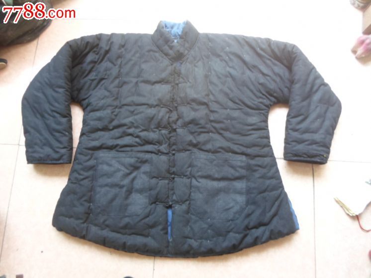 民国男式布扣棉袄