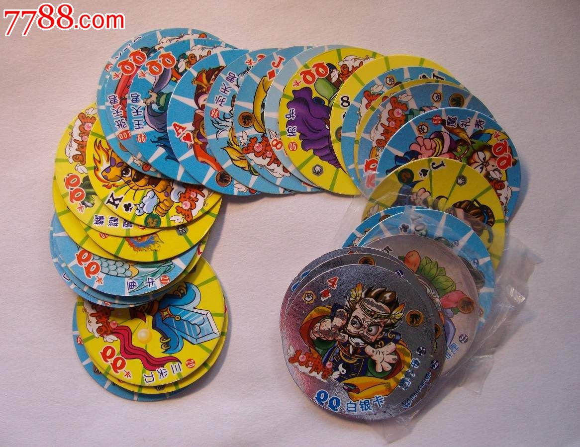 小当家脆脆面《封神榜》圆卡34张不同合售(8.5品)