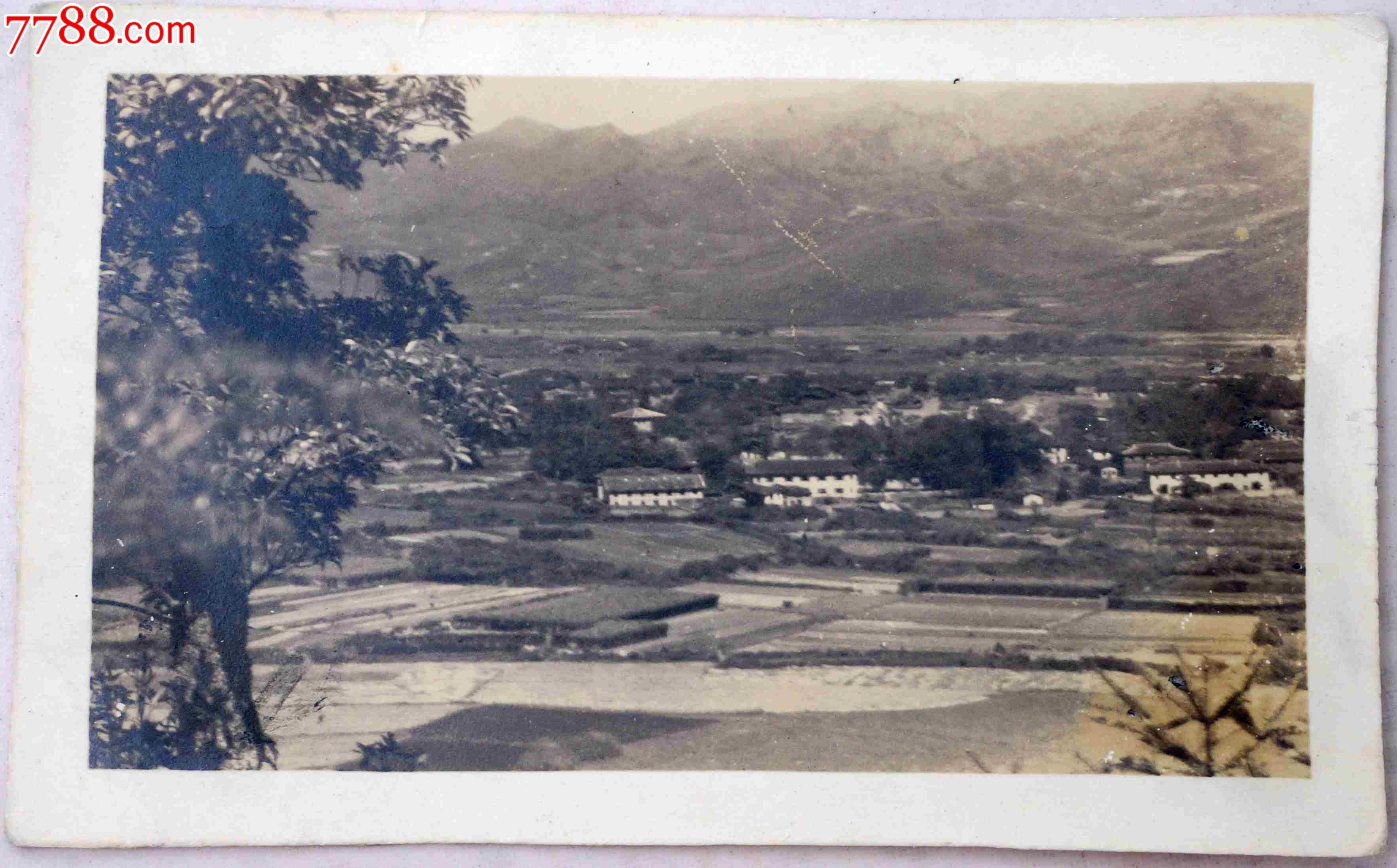 民国闽北邵武著名福建协和大学全景老照片