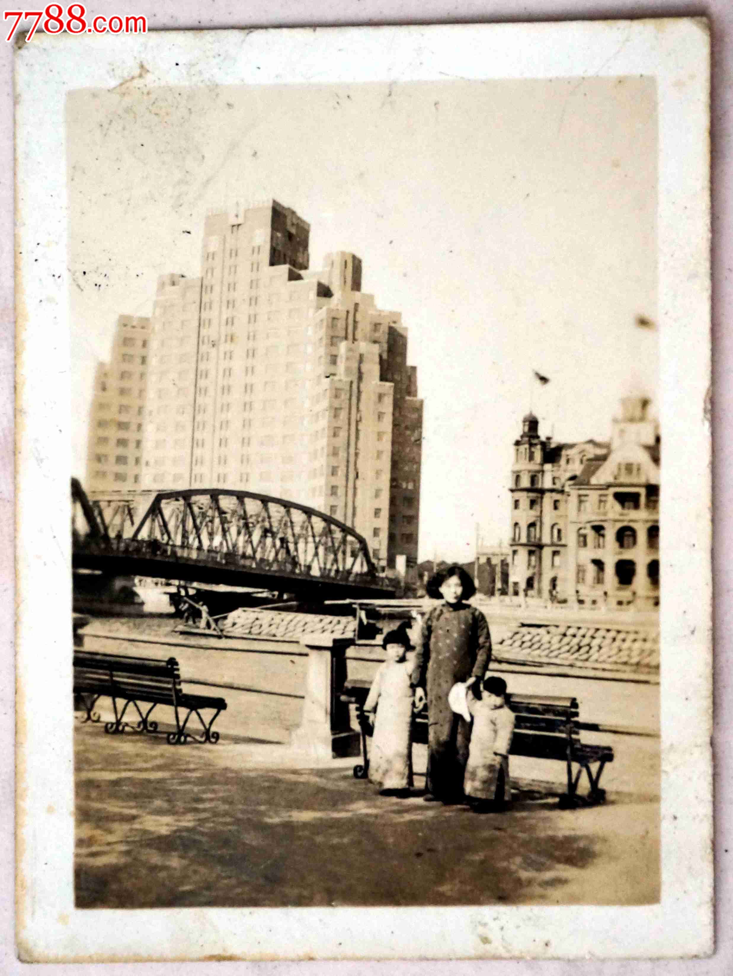 民国上海外白渡桥老照片