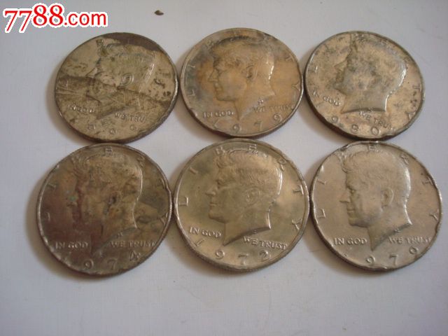 半美元6枚