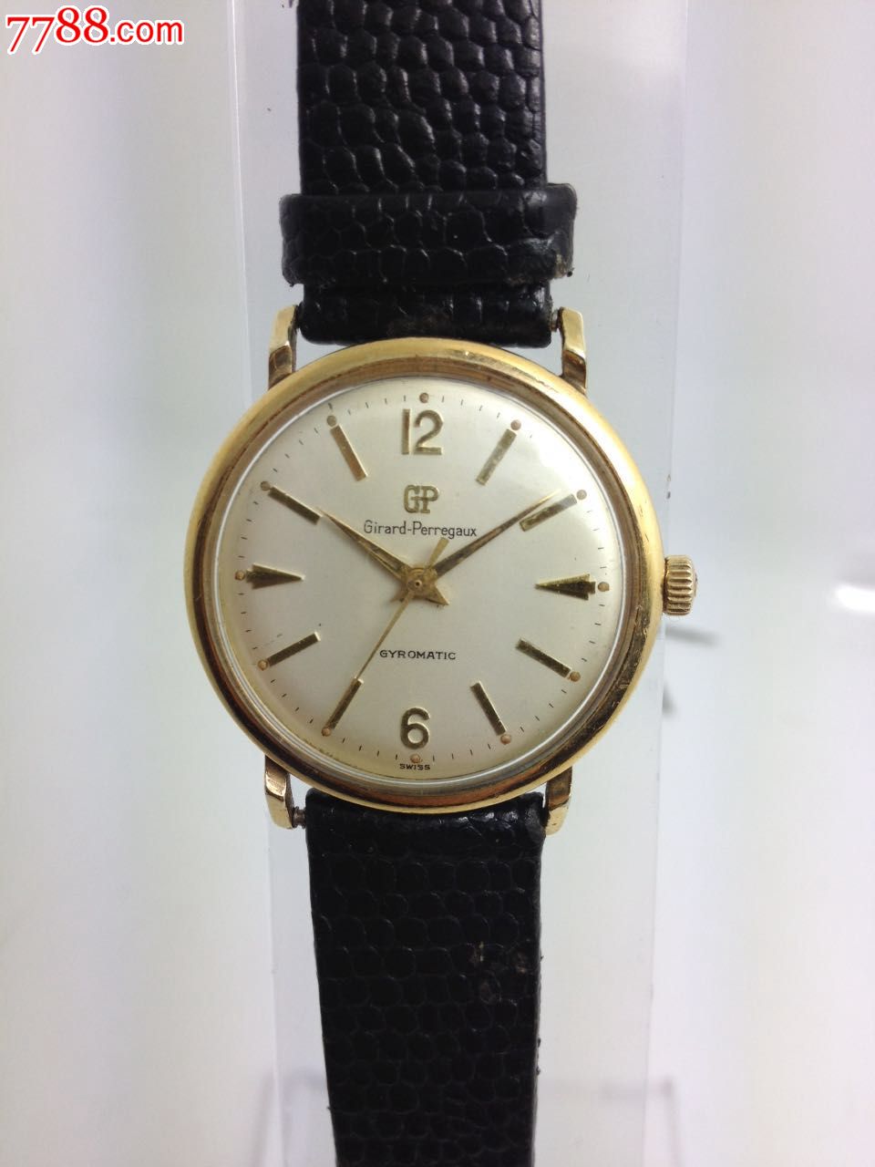 芝柏17钻包金自动男表