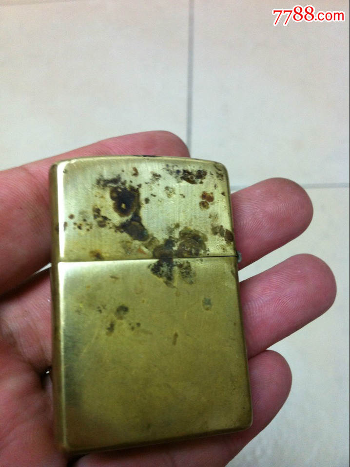 美国正品二手zippo纯铜打火机