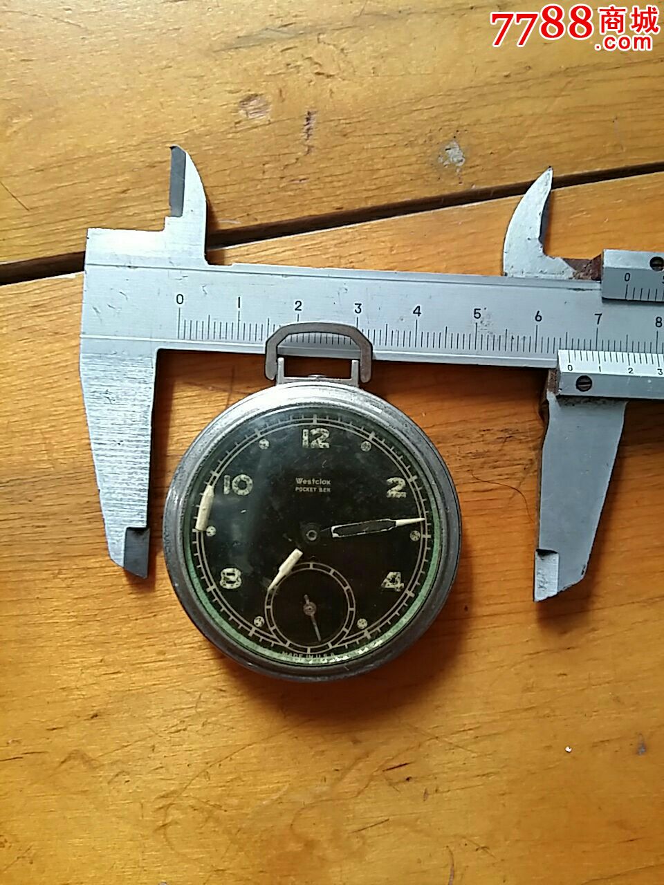 从美国买的原装二战黑盘强夜光军表