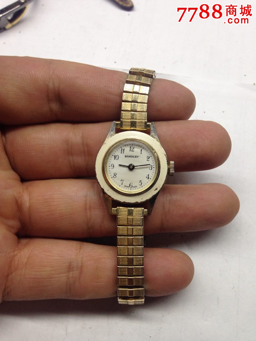 美品bradley女士手动机械腕表