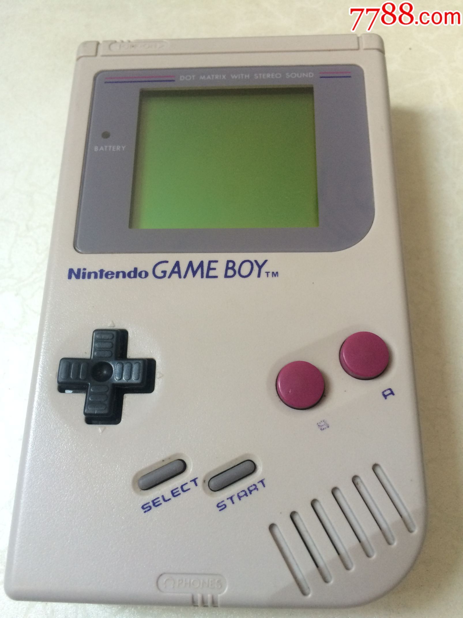 一台经典gb游戏掌机