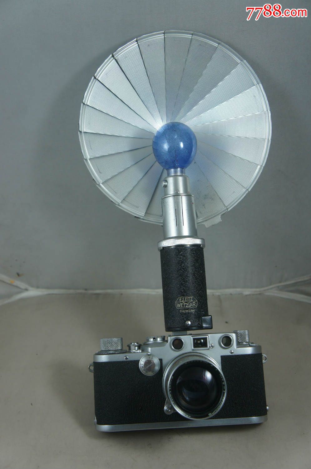 德产leica/leitz老式扇形闪光灯,收藏佳品,扇灯.