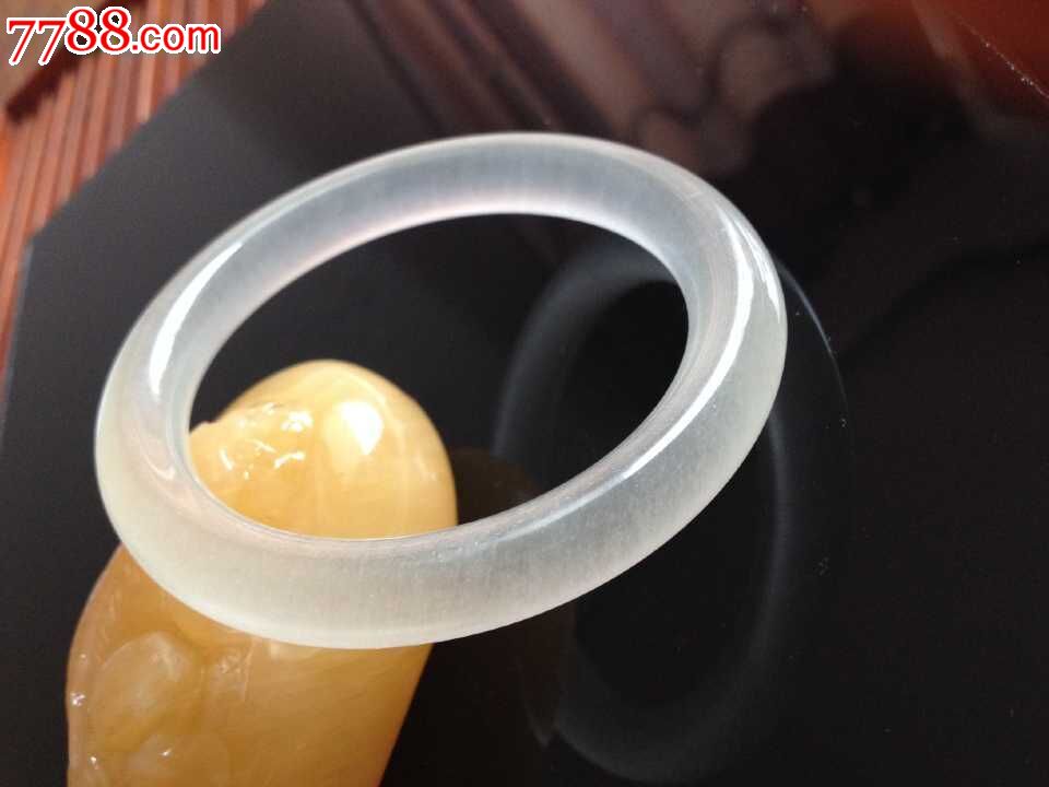 天然极品冰种手镯_和田玉_第1张_七七八八钱币收藏