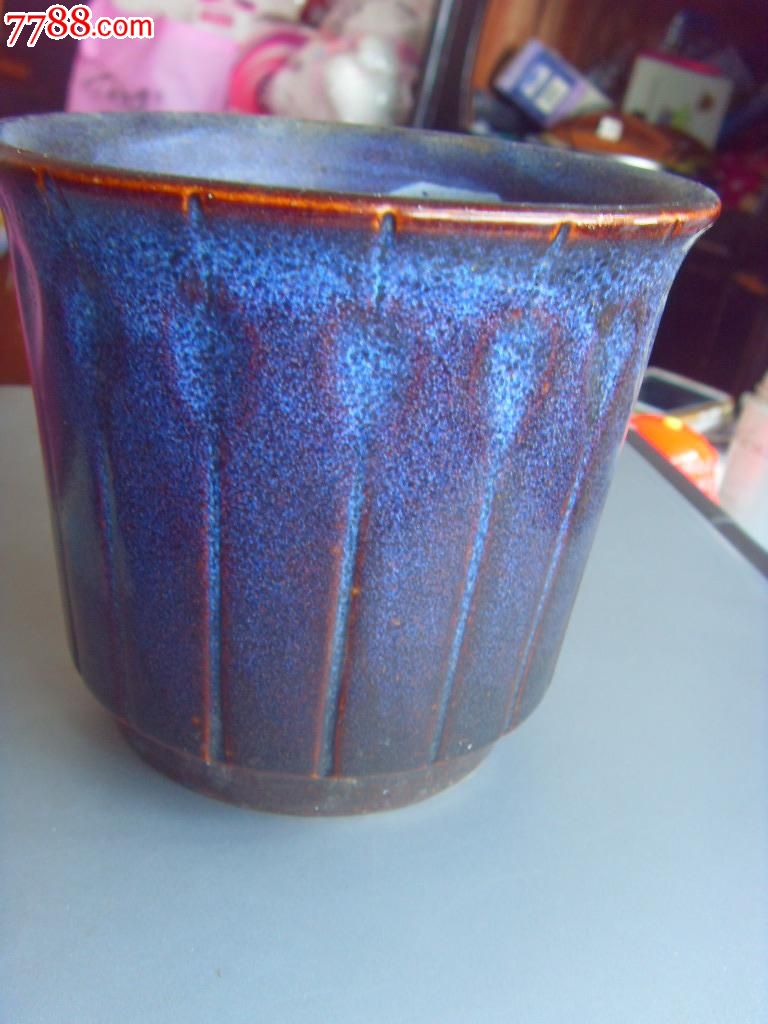 钧瓷花盆